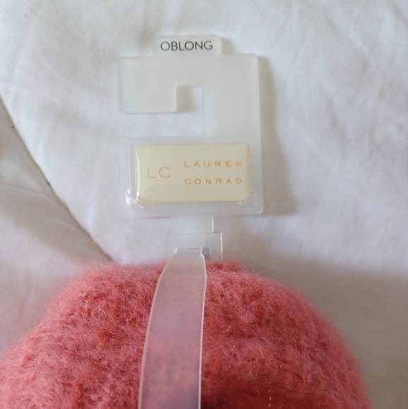 Lauren Conrad Womens Coral Pink Cozy Soft Warm Blanket Scarf - Picture 5 of 5